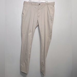 Peter Millar‎ Silk Blend Men’s Trouser Straight Leg Pants Size 38 Light Khaki